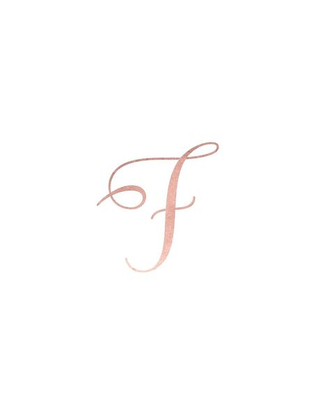 "Faux Rose Gold Letter F Monogram" by Miriam Kokolo | Redbubble F Tattoo Letter Initial, F Monogram, F Tattoo, Mehndi Style, Alfabet Letters, Initial Tattoo, Initial Design, Wrist Tattoos For Women, Keramik Design