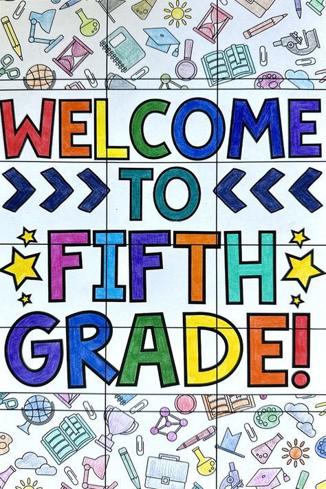 Best Back to School Picture Books for 5th Grade - The Craft Of Teaching Welcome To Fifth Grade, Welcoming Classroom, Back To School Pictures, Reflection Activities, Back To School Activity, Classroom Welcome, Get To Know You Activities, Classroom Discussion, School Picture