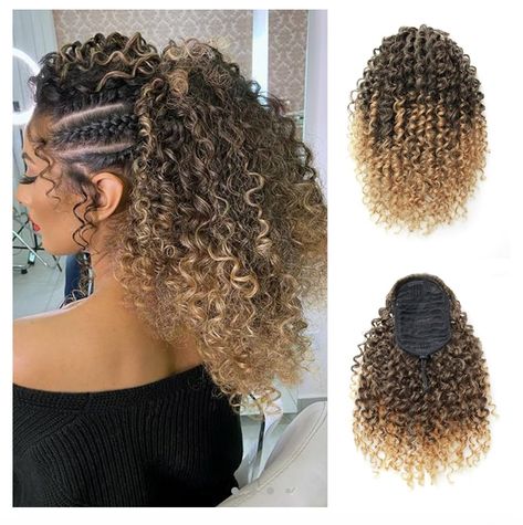 Curly Ponytail Weave, Amazon Findings, Crown Styles, Ponytail Curly, Hair Pieces For Women, Curly Hair Pieces, Curly Hair Ponytail, Clip Ponytail, Ponytail Updo