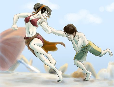 Toph and zuko Zuko And Toph Fan Art, Zuko X Toph Ships, Zuko X Toph, Atla Ships, Atla Zuko, Toph Zuko, Toph Avatar, Holding Your Hand, Toph Beifong