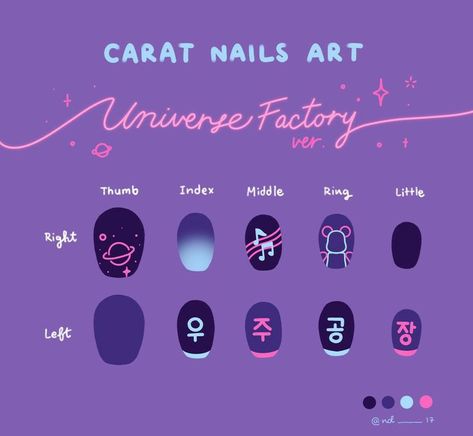 Universe Factory, Hope Nails, Pop Nails, K Pop Nails, Idol Nails, Eye Nail Art, Korean Nail Art, Fake Nails Designs, Art Deco Nails