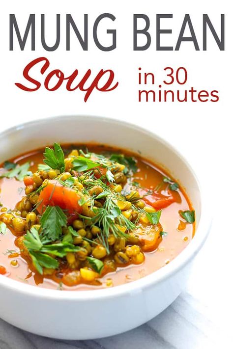 Mung Bean Soup, Whole30 Soup Recipes, Moroccan Recipes, Chicory Recipe, Instant Pot Soup Recipes, Best Soup Recipes, Easy Soup, Mung Bean, Chowder Recipes