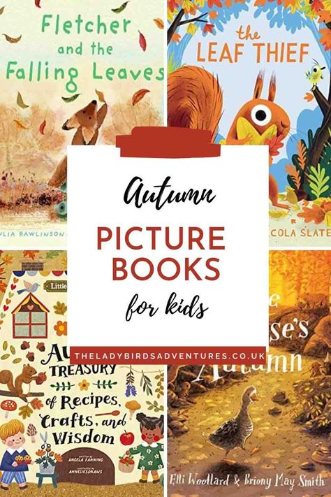 October Picture Books, September Picture Books, Autumn Books For Kids, Fall Chapter Books For Kids, Fall Children’s Books, Books For Autumn, Themed Bookshelves, Autumn Homeschool, Homeschooling Uk