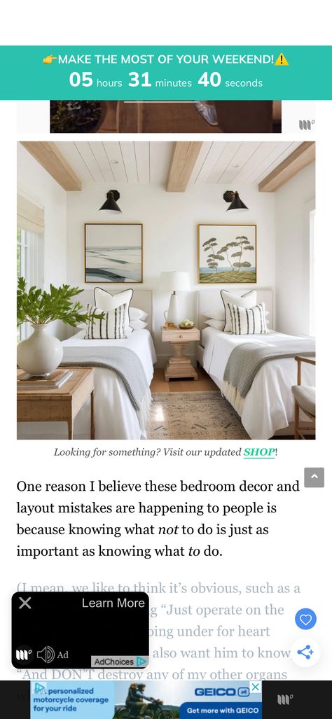 Looking for small guest bedroom ideas? From simple and cozy to modern decor and small guest room ideas, you found the #1 place for answers! Guest Bedroom Den Combo, Twin Beds Guest Room Boho, Cozy Guest Room Ideas, Twin Guest Bedroom Ideas, Twin Guest Bedroom, Twin Guest Room, Small Guest Room Ideas, Guest Room Storage, Twin Beds Guest Room