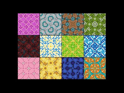 Glazed Terracotta Minecraft, Minecraft Terracotta, Terracotta Pattern, Minecraft Patterns, Minecraft Pattern, Minecraft Blocks, Minecraft House Ideas, Glazed Terracotta, Minecraft Map