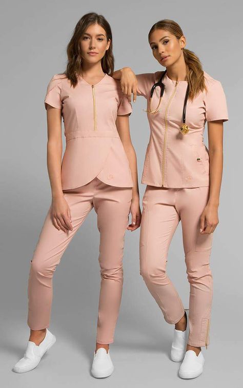 Cute Nursing Scrubs, Nurse Fashion Scrubs, Nurse Outfit Scrubs, Medical Scrubs Fashion, Beauty Uniforms, Scrubs Nursing Uniforms, Stylish Scrubs, Medical Scrubs Outfit, Dental Scrubs