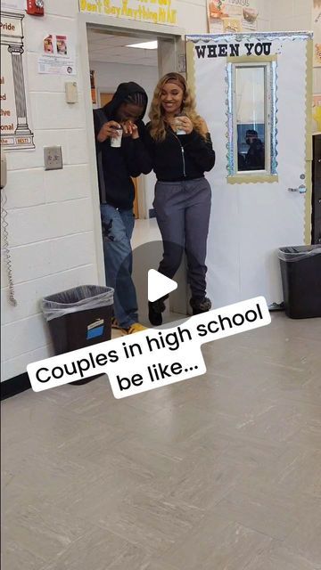 Berhanu Dallas on Instagram: "This is what we call puppy love! #morethateacher #explore #teacherofinstagram #teacherlife #teacherfunny #trending #highschool #love #relationships" Middle School Relationships Advice, Middle School Relationships Be Like, High School Relationship Goals Cute, How To Hug A Guy Taller Than You, Cute Couple Video Call, School Videos Highschool, High School Teen Couples, Car Rides With Boyfriend, How To Get A Boyfriend In Highschool