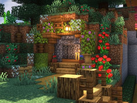 Sign Minecraft, Minecraft Garden Ideas, Minecraft Garden, Cottagecore Minecraft, Minecraft Farm, Minecraft Pictures, Minecraft Cottage, Cool Minecraft Creations, Minecraft Medieval