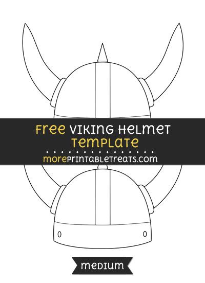 Free Viking Helmet Template - Medium Viking Helmet Craft, How To Make A Viking Helmet, Viking Hat Diy, Viking Helmet Diy, Viking Helmet Drawing, Viking Diy, Strewing Ideas, Vikings Costume Diy, Helmet Template