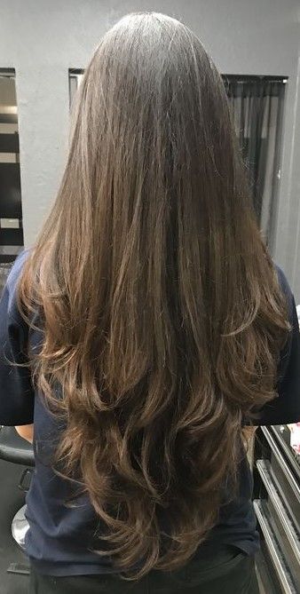 Layers For Long Hair, V Cut Hair, V Shape Hair, Hair Growth Challenge, Haircuts For Long Hair With Layers, Extension Hair, Hairstyles For Layered Hair, Hair Aesthetic, Hair Stylies