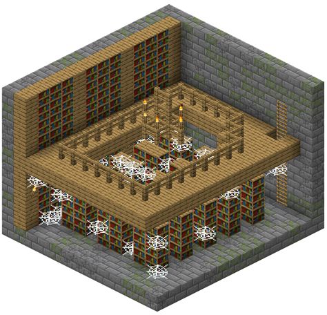 Minecraft Library, Minecraft Building, Basement, Minecraft, Building