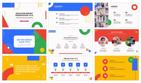 Education Report Free powerpoint templates and Google slides theme Google Themes, Minimalist Theme, Education Poster Design, Free Powerpoint Templates, Essay Tips, Data Visualization Design, Education Templates, Google Slides Theme, Powerpoint Design Templates