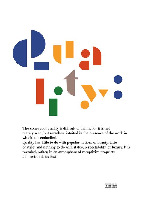 IBM poster by Paul Rand Ibm Design, Stefan Sagmeister, Media Illustration, Paul Rand, Typo Logo, Culture Magazine, Vi Design, Information Graphics, Design Master