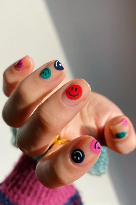 Mens Nails, Hippie Nails, Colorful Nail, Edgy Nails, Minimal Nails, Colorful Nail Designs, Dream Nails, Fire Nails, Funky Nails