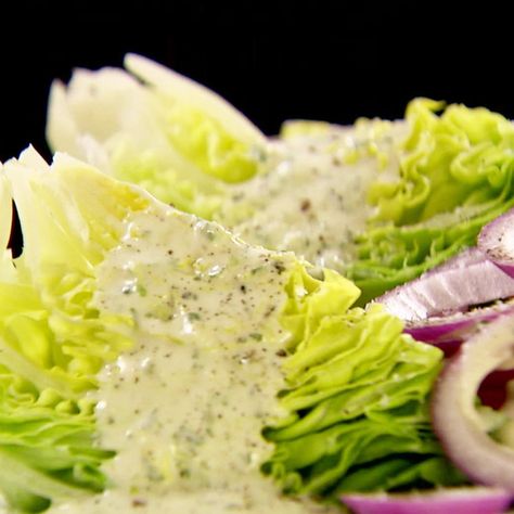 Buttermilk Ranch Dressing with Bibb Lettuce by Ina Garten Lettuce Recipe, Bibb Lettuce, Lettuce Recipes, Buttermilk Ranch Dressing, Buttermilk Ranch, Red Onion Salad, Ripe Tomatoes, Family Friendly Meals, How To Squeeze Lemons