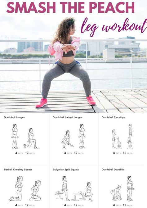 Smash The Peach Workout #legs #hamstrings #glutes #calves #squats #sumo #lunges #compoundmovements #fitness #exercise #getfit #fit #fitfam Legs Hamstrings, Peach Workout, Workout At Home No Equipment, Inner Thigh Muscle, Card Workout, Leg Workout At Home, Fit Club, Lateral Lunges, Thigh Muscles