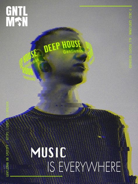 Poster for fans musics deep house House Music Poster, Luh Kel, Deep House Music, Progressive House, Underground Music, Creative Poster, Tech House, Music Logo, Creative Poster Design