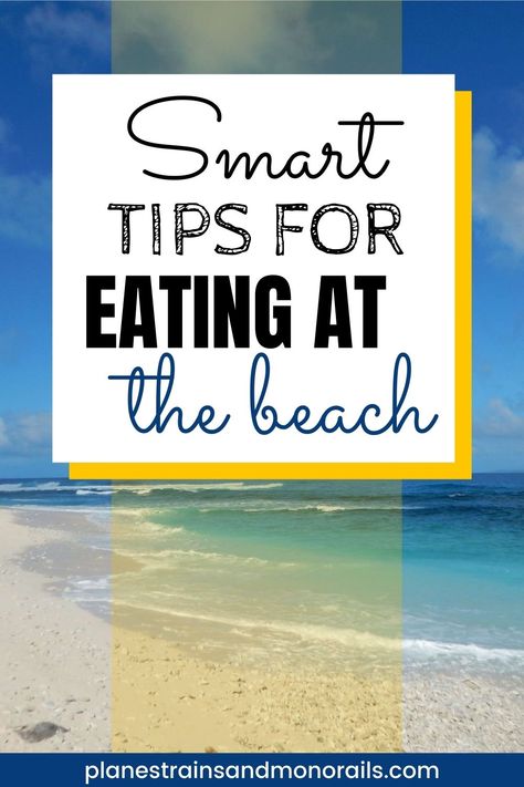 Eating At The Beach, Beach Day Food, Beach Vacation Meals, Vacation Snacks, Beach Trip Packing, Beach Life Hacks, Cheap Beach Vacations, Beach Snacks, Beach Vacation Packing