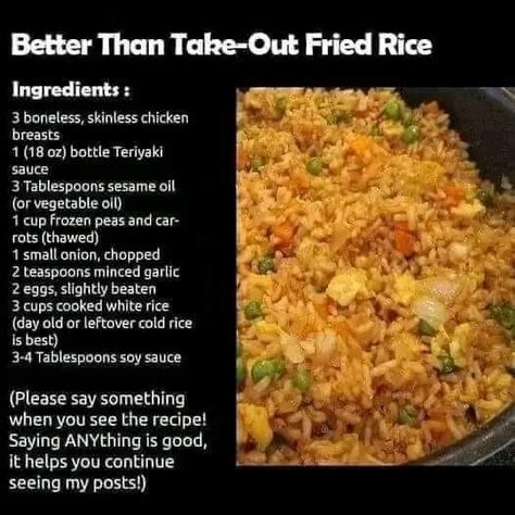 Better Than Takeout Fried Rice Recipe, Take Out Fried Rice, Takeout Fried Rice, Homemade Fried Rice, Better Than Takeout, Cooking White Rice, Rice Ingredients, Grandmas Recipes, Fried Rice Recipe