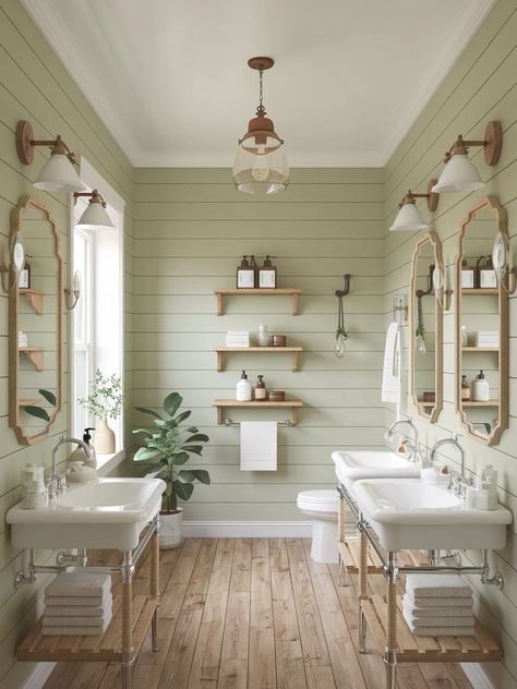 23 Sage Green Bathroom Ideas – The DIY Desire Green Bathroom Mirror Ideas, Bathroom Ideas Green And Grey, Green Vintage Bathroom Ideas, Sage Green Bathroom Color Schemes, Sage Green And Ivory Bathroom, Sage Green Small Bathroom Ideas, White Green Gold Bathroom, Sage Green Color Palette Bathroom, Light Blue Green Bathroom