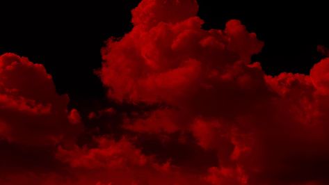 Red Clouds Wallpaper, Red Aesthetic Things, Devilcore Aesthetic, Aesthetic Red And Black, Sunset Sky Aesthetic, Darkest Academia, Cloud Sunset, Rain Gif, Red Clouds