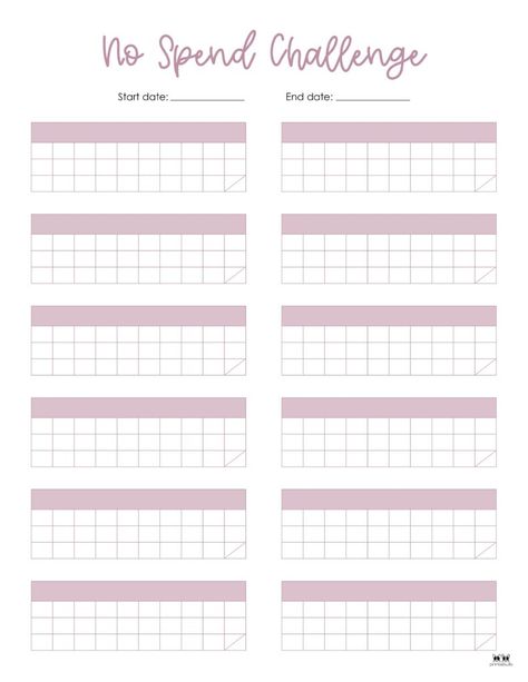 Choose from 20 no spend challenge printables covering various durations to help control your spending and start saving today. Print from home. 100% FREE! No Spend, No Spend Challenge, Life Binder, Money Challenge, Bullet Journal Notebook, Start Saving, Journal Notebook, From Home, Budgeting