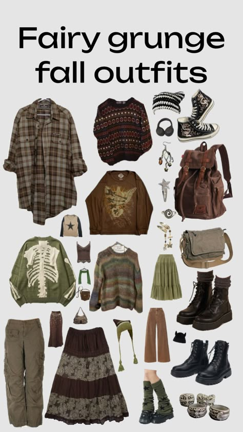 Fairy Grunge Outfit, Earthy Outfits, Fairy Grunge, Alternative Outfits, Really Cute Outfits, Edgy Outfits, Dream Clothes, Hippie Style, Grunge Outfits