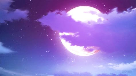 Ｓｃｅｎｅｒｙ ＧＩＦ Gif Background, Sky Gif, Wallpaper Estetika, Sky Anime, Anime Gifs, Purple Sky, Aesthetic Gif, Anime Scenery Wallpaper, Purple Aesthetic