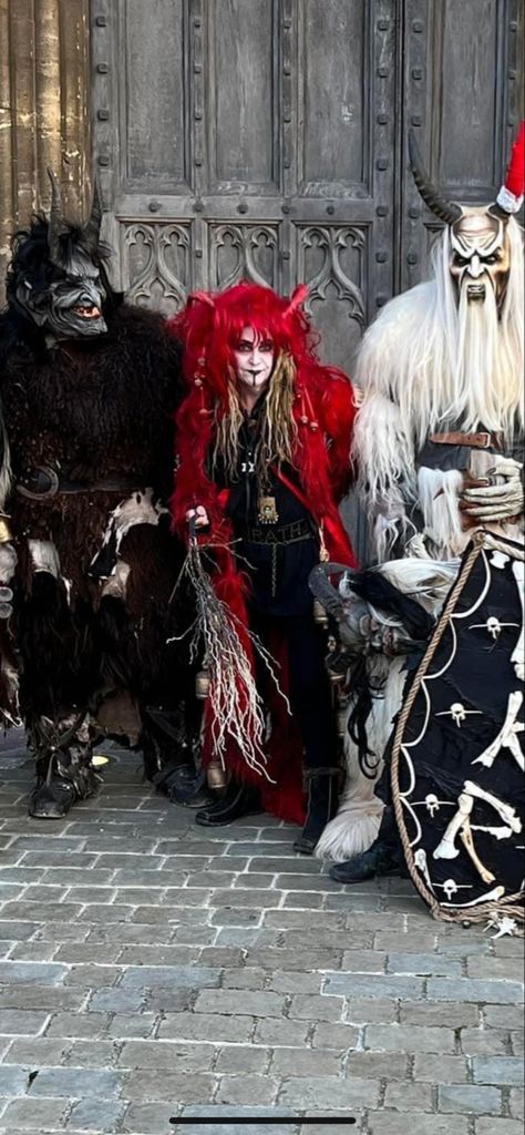 Krampus Costume Women, Female Krampus, Lady Krampus, Krampus Costume, Gothic Christmas, Costume Women, Saint Nicholas, Dark Night, Christmas Winter