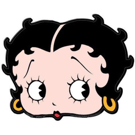 Betty Boop Face Tattoo, Betty Boo Drawing, Betty Boop Drawing Easy, Betty Boop Icon, Betty Boop Face, Betty Boop Tattoos, Romantic Tattoo, A Cartoon Character, Image Halloween