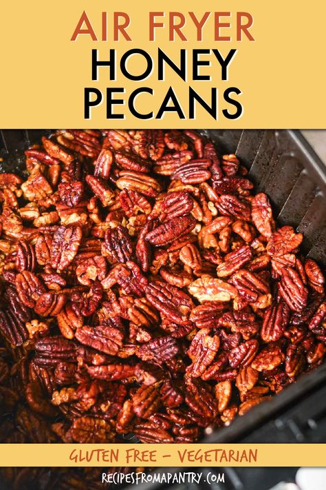 How To Roast Pecans, Fried Pecans, Roast Pecans, Honey Pecans, Roasted Pecans Recipe, Roasted Nuts Recipe, Honey Roasted Pecans, Salad Topping, Oatmeal Yogurt