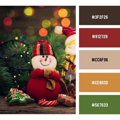 Colour Pallete Vintage, Christmas Pallete Color, Christmas Tone, Christmas Colour Palette, Christmas Caroling Party, Xmas Colors, Xmas Color, Christmas Palette, Color Theory Art