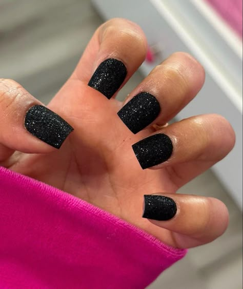 Shorties Nails, Simple Fall Nails, Cute Short Nails, Acrylic Toe Nails, Black Acrylic Nails, Hard Nails, Work Nails, Short Square Acrylic Nails, Long Square Acrylic Nails