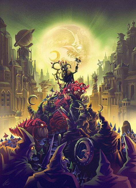 Age Of Sigmar Skaven, Gloomspite Gitz, 40k Warhammer, Ring The Bell, Warhammer Age Of Sigmar, Warhammer Aos, Game Workshop, Cover Illustration, Age Of Sigmar