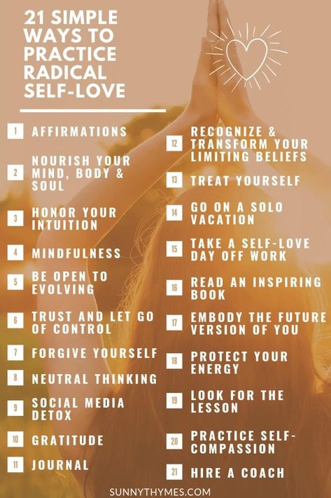 21 Simple Ways to Practice Radical Self-Love Queen Tips, Day Off Work, Levels Of Understanding, Mind Body And Soul, Self Love Affirmations, Practice Gratitude, Love Affirmations, Content Ideas, Self Compassion