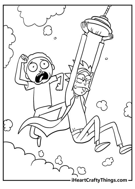 Rick and Morty Coloring Pages Rick And Morty Coloring Pages, Rick And Morty Coloring, Smart Humor, Rick Y Morty, Coloring Sheets For Kids, Different Shades Of Green, Alien Worlds, Coloring Pages To Print, Colored Pens