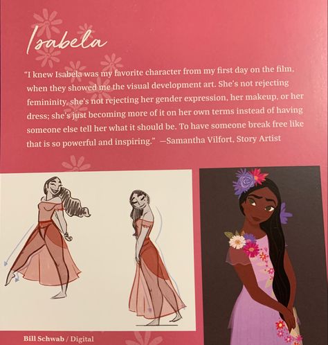 Isabella Encanto Concept Art, Encanto Isabela Fanart, Isabela Madrigal Fanart, Minecraft Charts, Encanto Concept Art, Encanto Concept, Madrigal Sisters, Book Gif, Isabela Madrigal