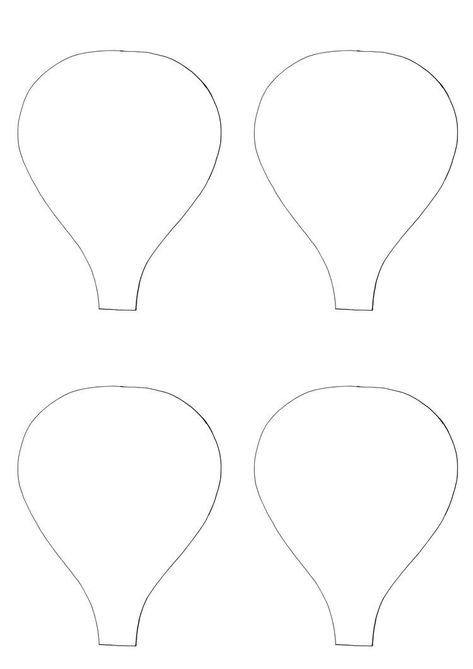 Image Result For Hot Air Balloons Transportation Printable 6B2 Hot Air Balloon Template, Hot Air Balloon Drawing, Apple Template, Hot Air Balloon Craft, Hot Air Balloons Art, Balloon Template, Hot Air Balloon Party, Balloon Crafts, Flower Template