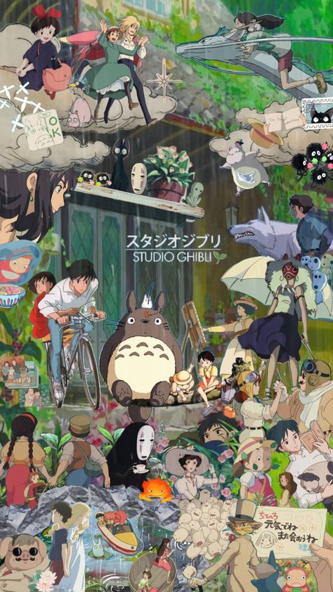 Included as many movies as I could #studioghibli #ghibli Studio Ghibli Party, All Studio Ghibli Movies, Studio Ghibli Crafts, Ghibli Characters, Hayao Miyazaki Art, Miyazaki Art, Studio Ghibli Fanart, Personajes Studio Ghibli, Studio Ghibli Background