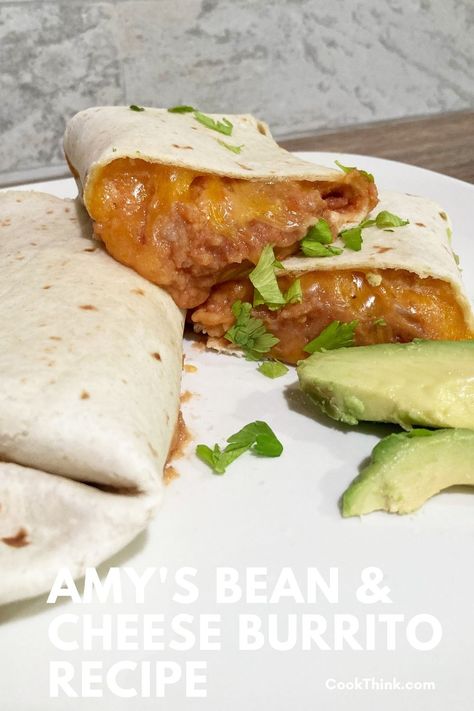 Ultimate Amy's Bean and Cheese Burrito Copycat Recipe - CookThink Bean Burrito, Bean Cheese Burrito, Bean And Cheese Burrito Recipe, Cheesy Bean Burrito, Bean Burrito Recipe, Healthy Bean And Cheese Burrito, Best Bean And Cheese Burrito, Cheesy Bean And Rice Burrito, Cheesy Bean And Rice Burrito Taco Bell Copycat