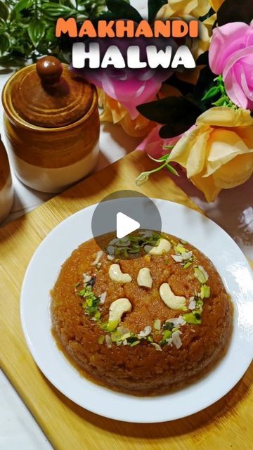 Makhandi Halwa Recipe, Milk Deserts, Halwa Recipe, Creative Corner, April 12, Indian Food, Indian Food Recipes, Follow For More, Viral Videos