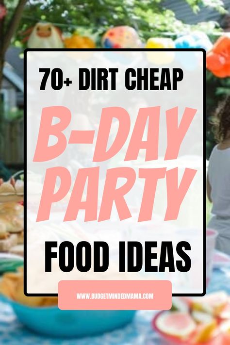 As a young mom trying to juggle life on a single income, planning a fun birthday party for my little one can feel a bit daunting. You want everything to be perfect, from the decorations to the games, but it’s the food that often takes up a big chunk of the budget. This year, as […] Cheapest Food For A Party, How To Feed 100 People On A Budget, Cheap Food Ideas For Birthday Parties, Budget Party Food, Cheap Kids Party Food, Cheap Birthday Party Food, Birthday Party Food Ideas, Cheap Kids Party, Party Food On A Budget