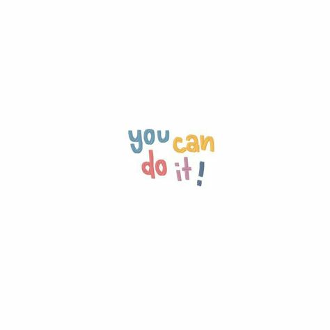 Can Do iit ! | 🐧 ° #/sseolyii.co You Can Do It Cute, Cheer Up Quotes, Cute Words, Cute Messages, Happy Words, Cute Texts, Good Notes, Self Quotes, 로고 디자인