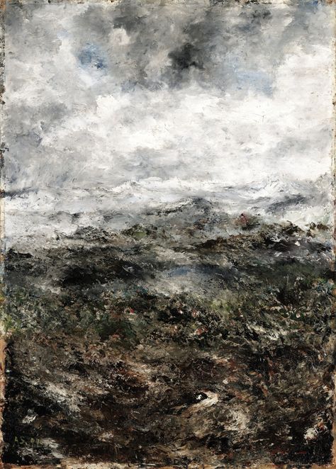 Alpine Landscape I, 1894, August Strindberg August Strindberg, Alpine Landscape, Theatre Of The Absurd, 19th Century Art, Reading Art, Writers And Poets, Scenic Design, Pastel Painting, Henri Matisse