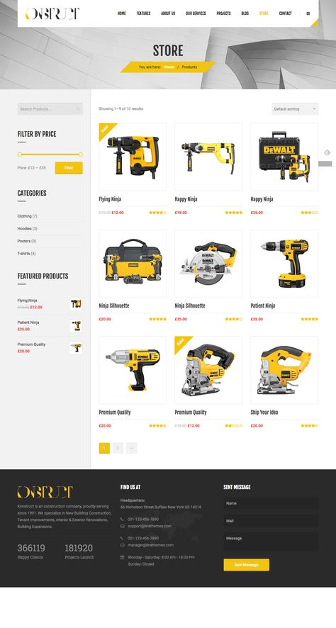 Hardware Website Design, B2b Website Design, Site Model, Construction Companies, Ecommerce Web Design, Ecommerce Website Design, Wordpress Theme Design, Web Layout Design, Web Layout