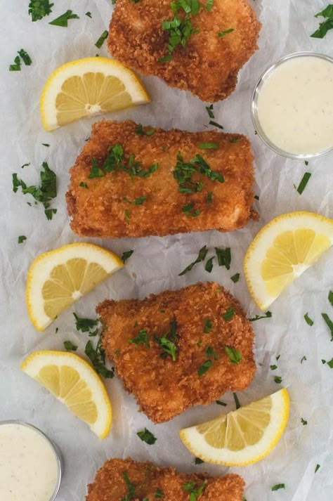 Panko Breaded Fish, Panko Cod, Panko Crusted Cod, Cod Recipes Healthy, Panko Recipes, Cod Filets, Breaded Cod, Crusted Cod, Crumb Crust