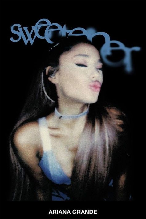 Ariana Grande Poster Sweetener, Sweetener Era, Teen Posters, Ariana Grande Poster, Ariana Grande Anime, Ariana Tour, Ariana Grande Album, Miss Girl, Ariana Grande Sweetener