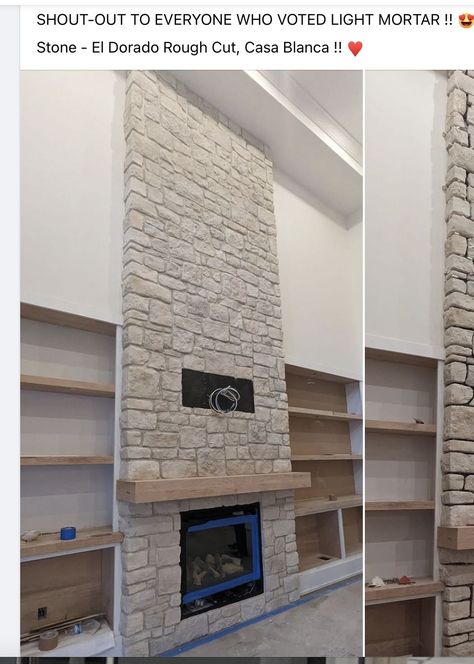 Eldorado Stone Casa Blanca, El Dorado Stone Fireplace, Casa Blanca Eldorado Stone, Casa Blanca Rough Cut Stone, Eldorado Stone Fireplace, Eldorado Stone Casa Blanca Rough Cut, Stone Electric Fireplace, Veneer Fireplace, Stone Veneer Fireplace