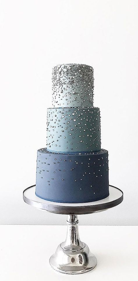 These cakes are beyond beautiful! Textured Wedding Cakes Denim Cake, Concrete Wedding Cake, Diamond Wedding Cakes, Diamonds And Denim Party, Diamond Cake, Tall Wedding Cakes, Textured Wedding Cakes, Themes Wedding, Colors Wedding