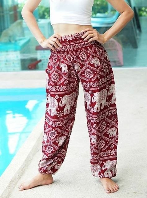 Thailand Pants, Thai Harem Pants, Relax Yoga, Best Souvenirs, Thai Pants, Witchy Style, Elephant Pants, Hippie Pants, Hip Ups